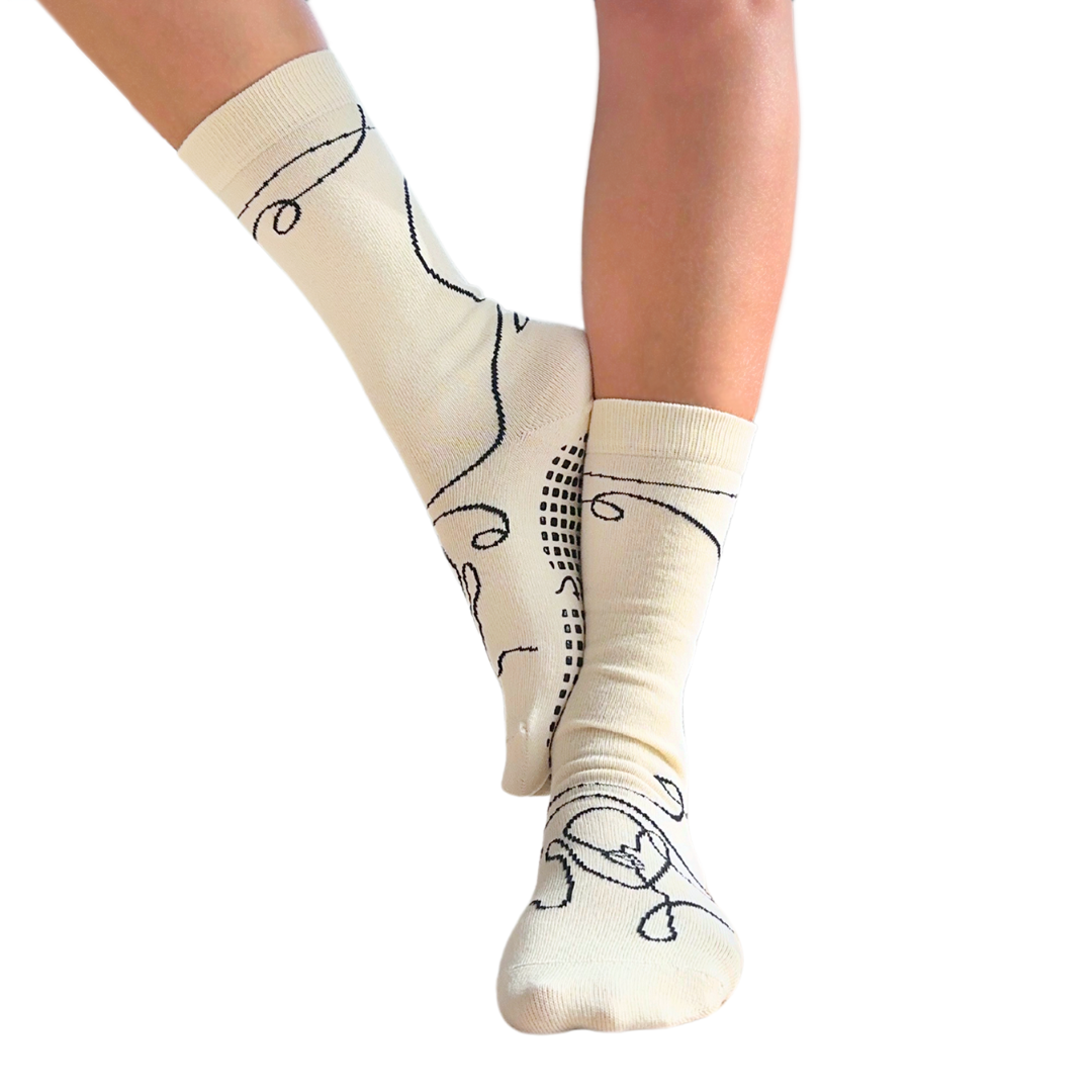 Crew Closed Toe Ella Off-White!