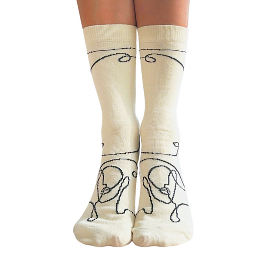 Crew Closed Toe Ella Off-White!