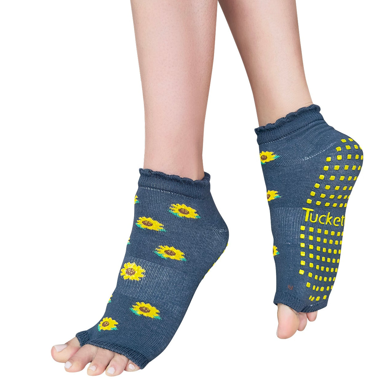 Anklet - Sunflower on Grey