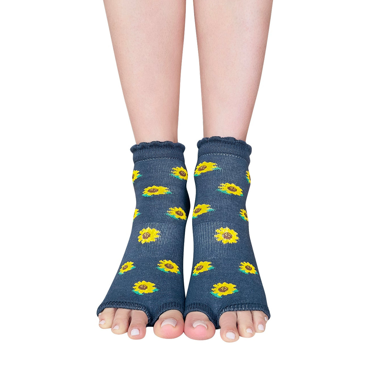 Anklet - Sunflower on Grey