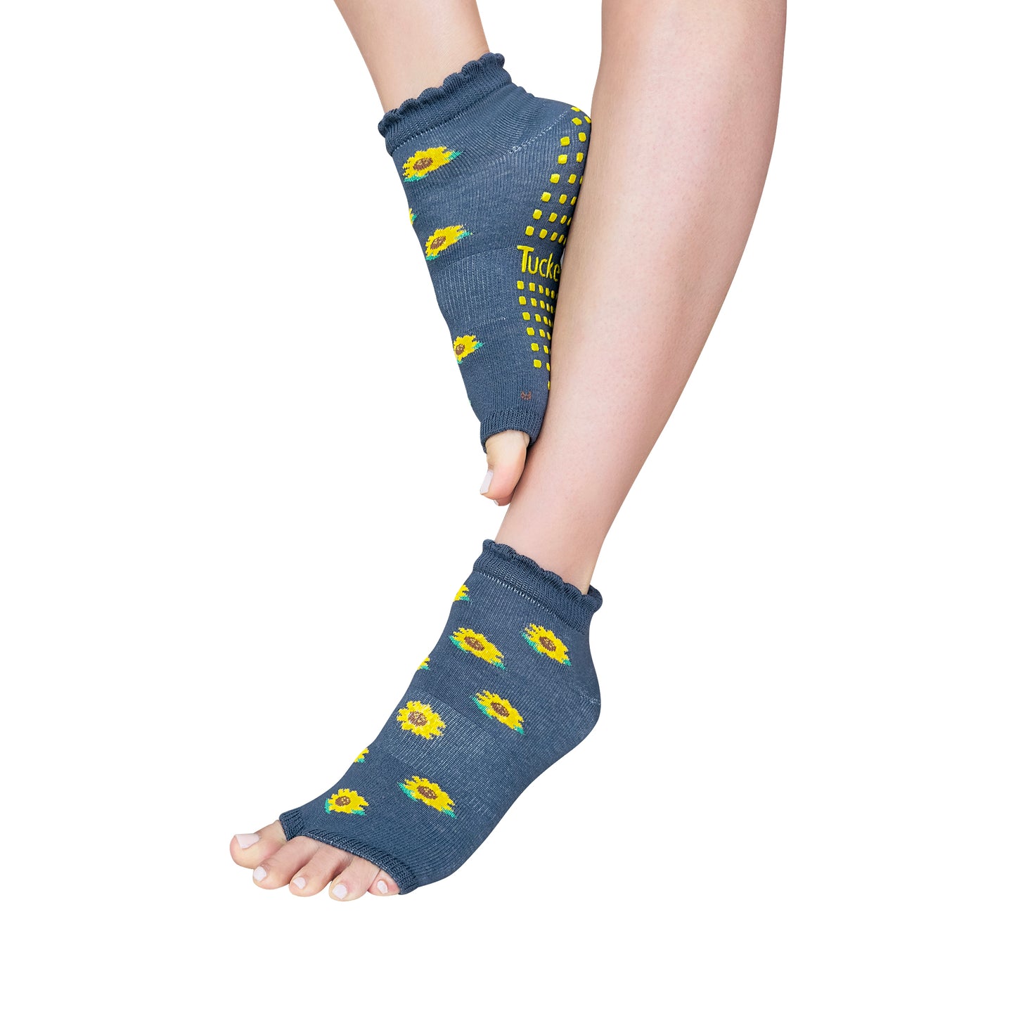 Anklet - Sunflower on Grey