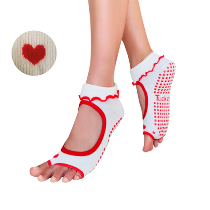 Allegro White + Red Heart Ruffle