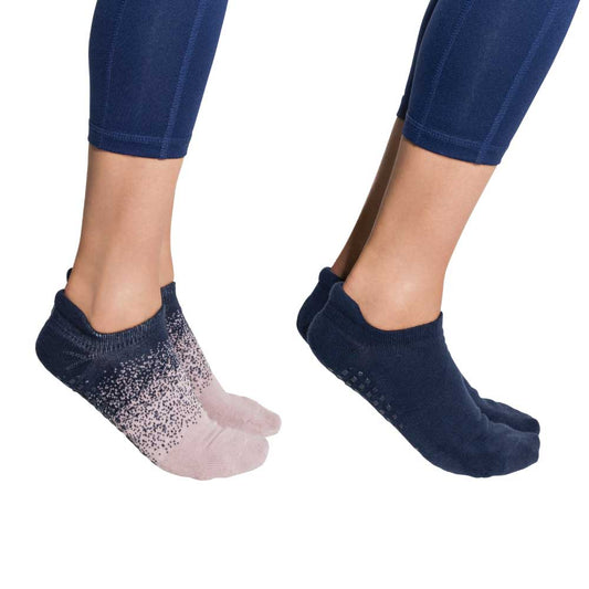 Closed Toe - 2 Pares - Rose/Navy