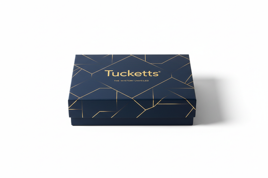 no, quiero una caja sorpresa, por que es un producto sorpresa (solo haz la caja con el logo de tucketts)